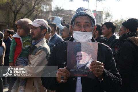 گزارش تصویری | اجتماع بزرگ عزاداری مهاجران افغانستانی در سوگ شهادت امام امت