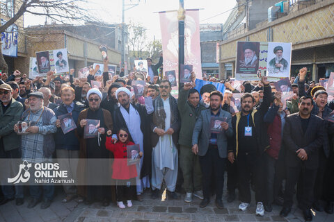 گزارش تصویری | اجتماع بزرگ عزاداری مهاجران افغانستانی در سوگ شهادت امام امت