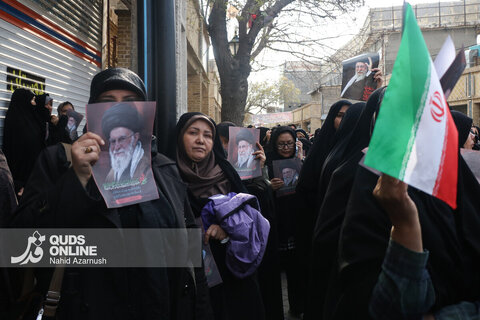 گزارش تصویری | اجتماع بزرگ عزاداری مهاجران افغانستانی در سوگ شهادت امام امت
