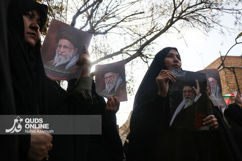گزارش تصویری | اجتماع بزرگ عزاداری مهاجران افغانستانی در سوگ شهادت امام امت