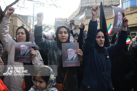 گزارش تصویری | اجتماع بزرگ عزاداری مهاجران افغانستانی در سوگ شهادت امام امت