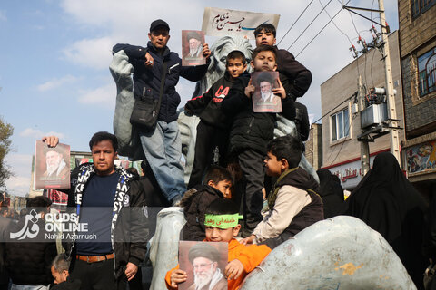 گزارش تصویری | اجتماع بزرگ عزاداری مهاجران افغانستانی در سوگ شهادت امام امت