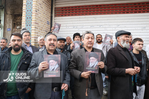 گزارش تصویری | اجتماع بزرگ عزاداری مهاجران افغانستانی در سوگ شهادت امام امت