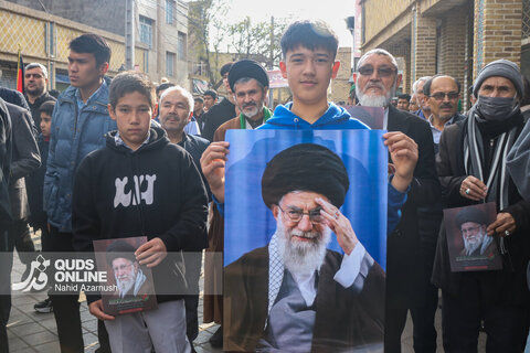 گزارش تصویری | اجتماع بزرگ عزاداری مهاجران افغانستانی در سوگ شهادت امام امت