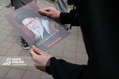 گزارش تصویری | اجتماع بزرگ عزاداری مهاجران افغانستانی در سوگ شهادت امام امت