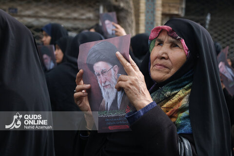 گزارش تصویری | اجتماع بزرگ عزاداری مهاجران افغانستانی در سوگ شهادت امام امت