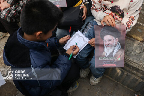 گزارش تصویری | اجتماع بزرگ عزاداری مهاجران افغانستانی در سوگ شهادت امام امت