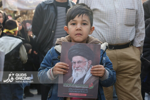 گزارش تصویری | اجتماع بزرگ عزاداری مهاجران افغانستانی در سوگ شهادت امام امت