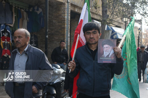 گزارش تصویری | اجتماع بزرگ عزاداری مهاجران افغانستانی در سوگ شهادت امام امت