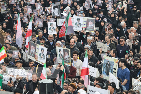 گزارش تصویری | اجتماع بزرگ عزاداری مهاجران افغانستانی در سوگ شهادت امام امت