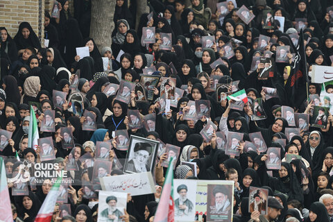 گزارش تصویری | اجتماع بزرگ عزاداری مهاجران افغانستانی در سوگ شهادت امام امت