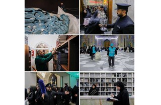 خادمان حریم رضوی آماده خدمت در شب‌های قدر شدند