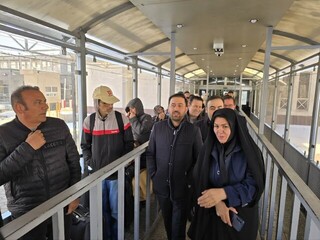 وضعیت عادی  تردد مسافران و کامیون‌های ترانزیتی در گمرک بازرگان