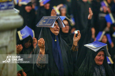 مراسم احیاء شب نوزدهم ماه مبارک رمضان در حرم مطهر رضوی