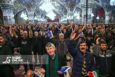 مراسم احیاء شب نوزدهم ماه مبارک رمضان در حرم مطهر رضوی
