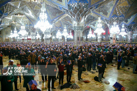 مراسم احیاء شب نوزدهم ماه مبارک رمضان در حرم مطهر رضوی