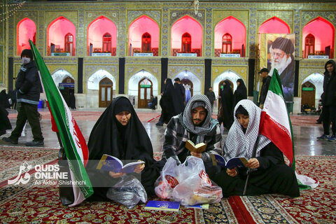 مراسم احیاء شب نوزدهم ماه مبارک رمضان در حرم مطهر رضوی
