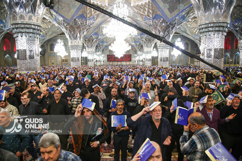 مراسم احیاء شب نوزدهم ماه مبارک رمضان در حرم مطهر رضوی