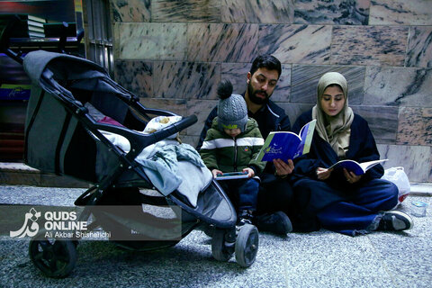 مراسم احیاء شب نوزدهم ماه مبارک رمضان در حرم مطهر رضوی