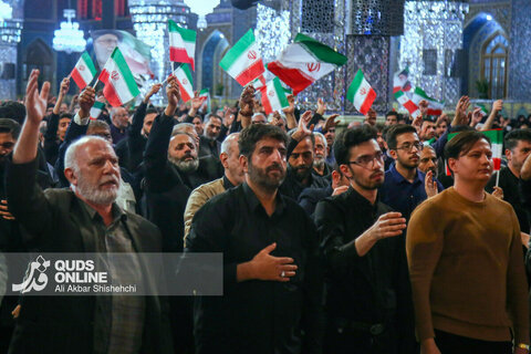 مراسم احیاء شب نوزدهم ماه مبارک رمضان در حرم مطهر رضوی