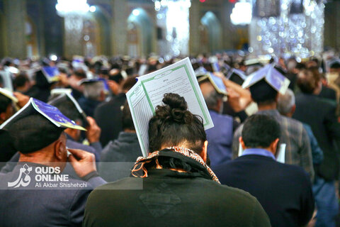 مراسم احیاء شب نوزدهم ماه مبارک رمضان در حرم مطهر رضوی