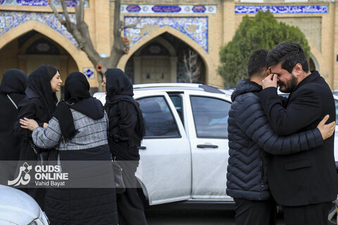 گزارش تصویری | تدفین پیکر شهدای حمله آمریکایی صهیونیستی در بهشت زهرا - تهران