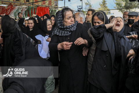 گزارش تصویری | تدفین پیکر شهدای حمله آمریکایی صهیونیستی در بهشت زهرا - تهران