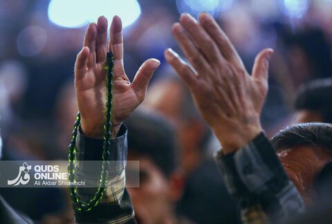 مراسم احیاء شب بیست و یکم ماه مبارک رمضان در حرم مطهر رضوی
