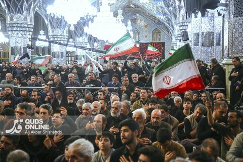 مراسم احیاء شب بیست و یکم ماه مبارک رمضان در حرم مطهر رضوی