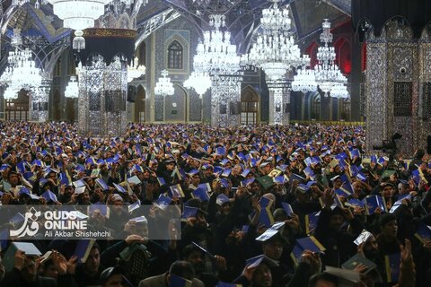 مراسم احیاء شب بیست و یکم ماه مبارک رمضان در حرم مطهر رضوی