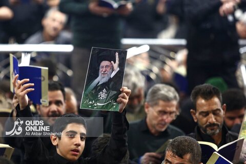 مراسم احیاء شب بیست و یکم ماه مبارک رمضان در حرم مطهر رضوی