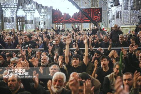 مراسم احیاء شب بیست و یکم ماه مبارک رمضان در حرم مطهر رضوی