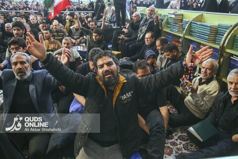 مراسم احیاء شب بیست و یکم ماه مبارک رمضان در حرم مطهر رضوی