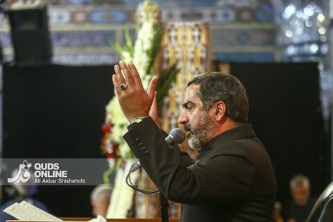 مراسم احیاء شب بیست و یکم ماه مبارک رمضان در حرم مطهر رضوی