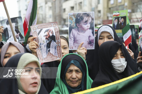گزارش تصویری | تجمع مهاجرین ملل اسلامی در محکومیت شهادت رهبر انقلاب - مشهد
