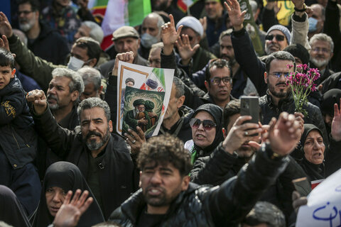 تشییع پیکر مطهر فرماندهان عالی رتبه و جمعی از شهدای تهران