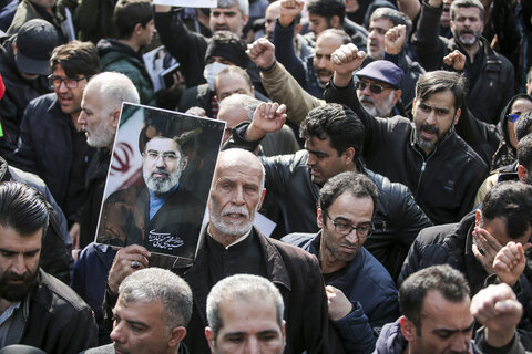 تشییع پیکر مطهر فرماندهان عالی رتبه و جمعی از شهدای تهران