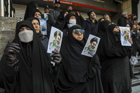 تشییع پیکر مطهر فرماندهان عالی رتبه و جمعی از شهدای تهران