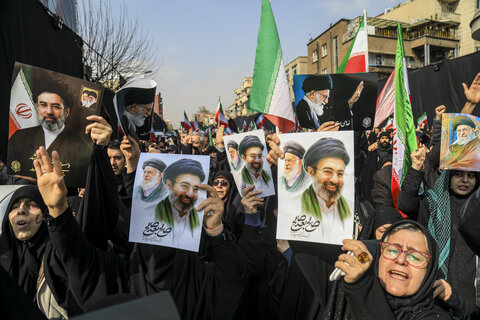 تشییع پیکر مطهر فرماندهان عالی رتبه و جمعی از شهدای تهران