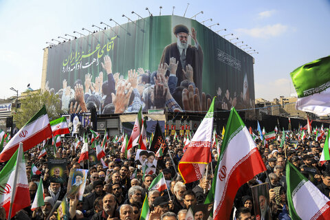 تشییع پیکر مطهر فرماندهان عالی رتبه و جمعی از شهدای تهران