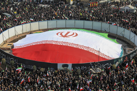 تشییع پیکر مطهر فرماندهان عالی رتبه و جمعی از شهدای تهران