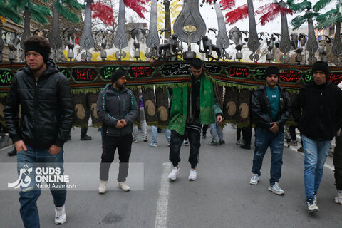 گزارش تصویری | حرکت دسته عزای در روز شهادت امام علی(ع) تا حرم مطهر رضوی