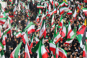 فیلم | راهپیمایی عظیم مشهدی‌ها در روز جهانی قدس از میدان شهدا تا حرم مطهر رضوی
