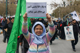 فیلم | راهپیمایی مشهدی‌ها در روز جهانی قدس از خیابان امام رضا(ع) تا حرم مطهر رضوی