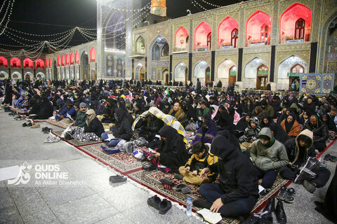 مراسم احیاء شب بیست و سوم ماه مبارک رمضان در حرم مطهر رضوی