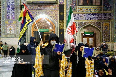 مراسم احیاء شب بیست و سوم ماه مبارک رمضان در حرم مطهر رضوی