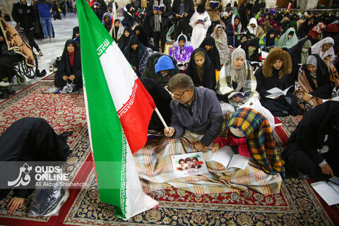 مراسم احیاء شب بیست و سوم ماه مبارک رمضان در حرم مطهر رضوی