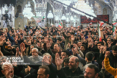 مراسم احیاء شب بیست و سوم ماه مبارک رمضان در حرم مطهر رضوی