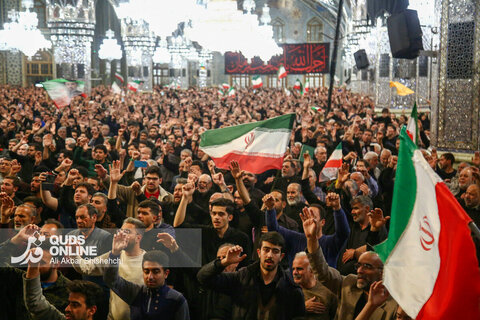 مراسم احیاء شب بیست و سوم ماه مبارک رمضان در حرم مطهر رضوی