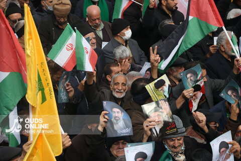گزارش تصویری | راهپیمایی با شکوه روز جهانی قدس در مشهد - 1